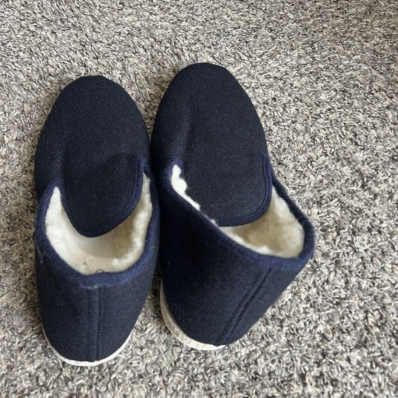 ARMOR LUX Men’s Hand Made WOOL SLIPPERS Shoe Navy Blue Size 47 US 12 New - Picture 4 of 6